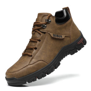 Mens Casual Large-Size Sneakers Comfortable for All Seasons Lace-Up Mens Shoes Non-Slip and Wear-Resistant Hiking Shoes Walking Shoes Breathable Upper Suitable for Daily Wear Outdoor Travel Hiking Trekking Business Casual Dual-Wear Shoes