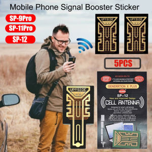 5pcs Stickers-Signal Booster Mobile Phone Signal Enhancement Stickers Phone Signal Amplifier Mobile Phone 4G Amplifier for Cell Phone