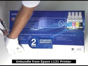 Epson Original ink 40ml Bottle for L121 / L120 / L100 / L200 / L110 / L210 / L220 / L360 / L405 / L350 / L355 Set of 4 (Black Cyan Magenta and Yellow) Epson L1800 Dtf Printer Price - Lazada
