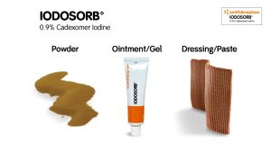 Smith and Nephew Iodosorb Ointment 20g for wound healing bed sore Exp 4/27