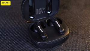 Awei T66 ENC หูฟังบลูทูธบลูทูธ5.3 TWS หูฟังไร้สาย IPX6กันน้ำสเตอริโอกีฬาหูฟังหูฟังลดเสียงรบกวนพร้อมไมโครโฟน HD คู่
