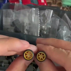 ZTOYL 1/64 Wheels For Hotwheels with Rubber Tire Model Car Modified Parts Toys New
