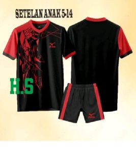 KAOS  OLAHRAGA JERSEY GERATIS SABLON NAMA DAN NOMOR PUNGGUNG BAJU BOLA BAJU BADMINTON BAJU FUTSAL BAJU VOLY UNTUK ANAK LAKI LAKI DAN WANITA UMUR 7 SAMPAI 14 TAHUN