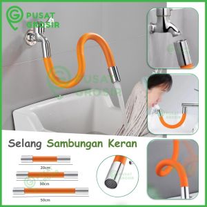 Selang Air Fleksibel Sambungan kran slang air slang flexible serbaguna putar faucet hose