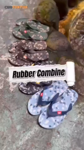 Dép Thái Lan Nam Cao Su rằn ri Dẻo Siêu Nhẹ Rubber Soul - COMBINE