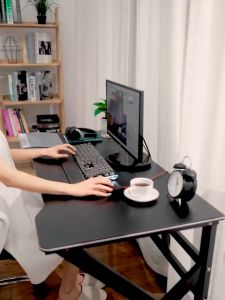 LALA-Gaming Table Office Computer Desk Home Student Study Table Upgrade Desktop Anchor Live Writing Desk Internet Cafemeja belajar komputer meja 电竞桌