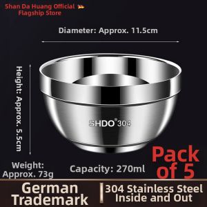 SHDO | Food Grade 316 Stainless Steel Insulated Baby Adult Bowl