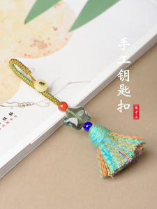 สร้อยกุญแจรถยนต์ทรงดาวหินสีคริสตัลทำมือ ห้อยกระเป๋า 2025 ใหม่ งานฝีมือสุดเก๋ไก๋