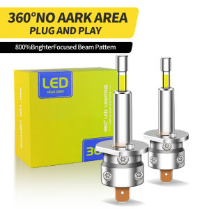 2Pcs Canbus H7 H1 LED Headlight Bulb Mini 360 Size CSP High Low Foglight For VOLVO S80 I (184) 2000-2005 2001 2002 2003 2004