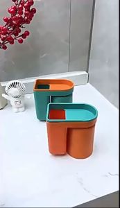 GELAS+RAK/SET SIKAT GIGI MAGNET/SIMPLE/TANPA PERLU BOR