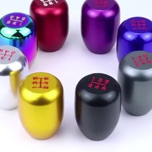 New 5-Speed Car Gearshift Lever Aluminum Alloy Car Gearshift Handle Shift Lever Extension Rod For: 5-Speed R Bottom Right