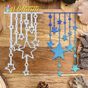 Original Lovely Stars Border Metal Cutting Dies Scrapbooking Decorative Embossing