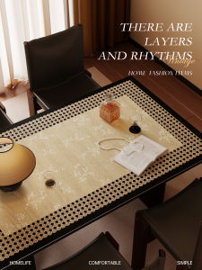 HOUGOUXIANG | Waterproof Oil-Resistant Wash-Free French Retro Table Mat