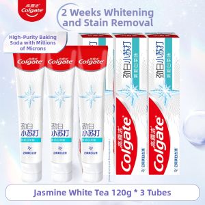 Colgate | Extra Whitening Baking Soda Toothpaste with Jasmine White Tea Bamboo Charcoal Peppermint and American Lavender