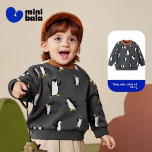 MINI BALA | Áo Hoodie Lót Len Mềm & Ấm Cho Bé