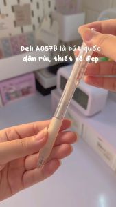 Bút GEL Bút Bi Nước Mực Màu Đen A057B Deli Phù Hợp Viết Sổ Calligraphy Ngòi 0.5mm Dành Cho Văn Phòng Học Sinh 1 Chiếc --