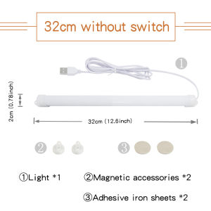 Desk light Magnetic reading lamp USB Dormitory LED Night lighting Eye protection tube cabinet Mirror Student Office study table