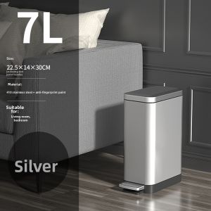 HS | Luxurious Step-Pedal Trash Can