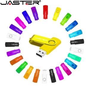 Ổ USB 2.0 Nhựa Đen JASTER - 128GB 64GB 32GB 16GB Kèm Móc Khóa Miễn Phí Dùng Cho Laptop Công Việc