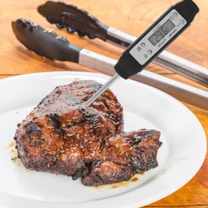 Digital Food Thermometer Kitchen Cooking BBQ Meat Probe For Milk Baby Shower Water Food Meat Tea Cool Beer Temperature Measuring