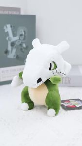 Bandai | Cubone Plush Doll Brown Green Color Cartoon Stuffed Animal Toy Soft Peluche Kids Birthday Christmas Pocket Gift Anime Collection
