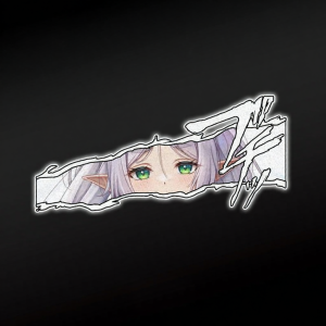 Anime Decorative Car Sticker for Electric Motorcycles and Cars