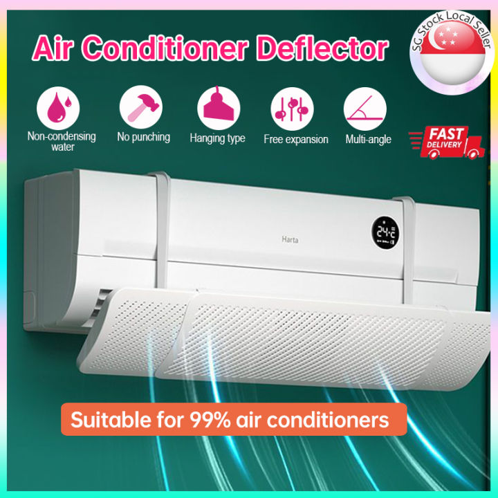🇸🇬【SG stock】Aircon Wind Deflector Retractable Air Conditioner Wind