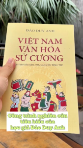 Sách - Việt Nam văn hóa sử cương (in theo bản 1938 Quan Hải Tùng Thư) Bìa mềm 150K