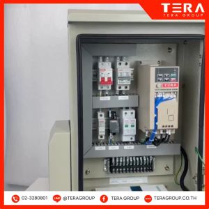 ตู้ควบคุมปั๊มน้ำ 2 ระบบ AC/DC ขนาด 3 แรง ใช้กับไฟ AC 220V