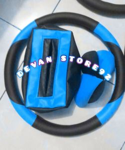 Cover stir Mitsubishi All New AvanzaCalyaBrioSigra Fortuner/ Cover Bungkus setir paket komplit