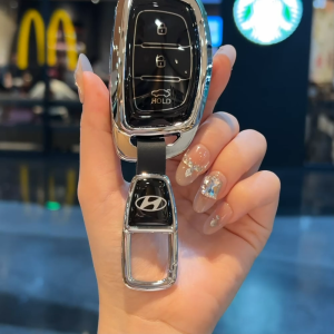 Bao Da Chìa Khóa Ô Tô Thông Minh Thời Trang Màu Chuyển Sắc Hợp Kim Kẽm TPU Kèm Móc Khóa Dành Cho cho Hyundai Elantra Grand i10 Tucson Accent Kona i20 i30 N i40 Venue