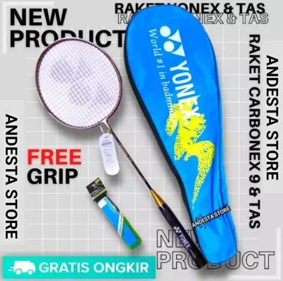 2 RAKET BADMINTON CARBONEX 9 PEMULA COD-RAKET BULUTANGKIS ANAK-OLAHRAGA RAKET BADMINTON ANAK PEMULA