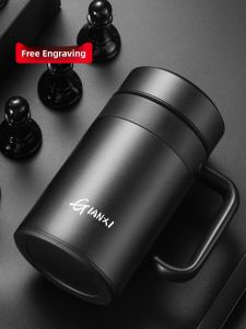 GIANXI | Mens Stainless Steel Tea Thermos Mug Large Capacity