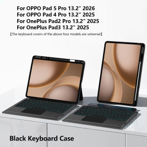 AJIUYU | Touchpad Keyboard For OPPO Pad 5 Pro 4 Pro 13.2" Case OnePlus Pad 3 OnePlus Pad2 Pro 13.2 Inch Detachable Magic Keyboard Cover