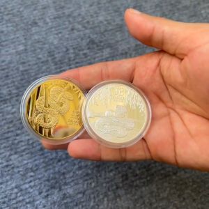 Cặp Đồng Xu Úc Hình Con Rắn Vàng Bạc – Quà Tặng Lì Xì Tết 2025 Sang Trọng & Ý Nghĩa Kèm Túi Phúc Lộc