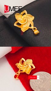 18k Gold Plated Pendant w/Flower Design Jewelry Accessories For Women