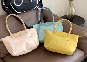 2026 Original authentic asli beg kedai rasmi longchampLe Pliage Green beg tangan perlindungan alam sekitar 2605 pemegang sederhana panjang 1899 pemegang panjang besar Beg Wanita Beg Tote Beg juara panjang