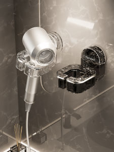 josogo | Suction Wall Mounted Hair Dryer Holder Bathroom