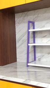 Rak Jumbo Kayu Serbaguna 3 Susun / Rak Bumbu Dapur Serbaguna Multifungsi Hambalan Melamin Putih