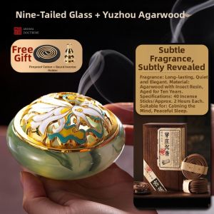 FUSHENGTANG | Jade Glass Incense Burner