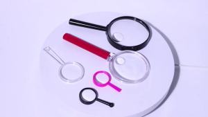 10Pcs Childrens Magnifying Glass Portable Handheld Mini Magnifying Glass Children Observation Tools School Outdoor Supplies