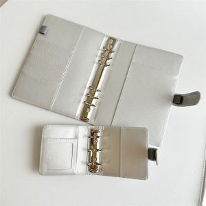 JIYAN2866 PU Photo Album Loose-leaf Silver color Photocard Holder Wear Resistant Cards Holder Collect Your Memories