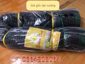 Combo 1 Cuộn Lưới Che Nắng Lan Thái Màu Đen Xanh Hàng 50% Khổ Rộng 2m