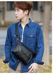 Túi Đeo Chéo Da Nam Thời Trang Mới Túi Đeo Vai Đơn Dung Tích Lớn Chất Lượng Cao Túi Đeo Vai Bằng Da Bò Lớp Trên Cùng Cho Nam