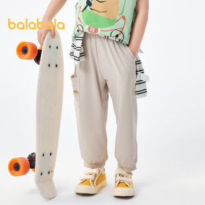 Balabala Boys Pants Girls Mosquito Pants Childrens Pants 2024 New Summer Cargo Casual Pants