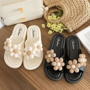 Womens Summer Outdoor Sandals Thick Bottom Casual Soft Bottom Anti-slip Pregnancy Beach Slippers Fashionable Flip Flops
