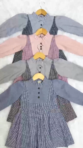 Little Esquina Safeea Dress anak lengan panjang model tunik kode le 2058