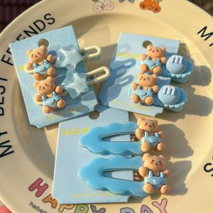 Paulweekend kẹp tóc gấu dễ thương với những ngôi sao và những đám mây cho trẻ em