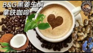 B&G Black Ginger Coffee Latte + MCT (30g x 12 sachets)