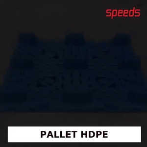 SPEEDS Palet Plastik HDPE 120x100x15cm Plastic Pallet Kaki 9 Kuat Kokoh